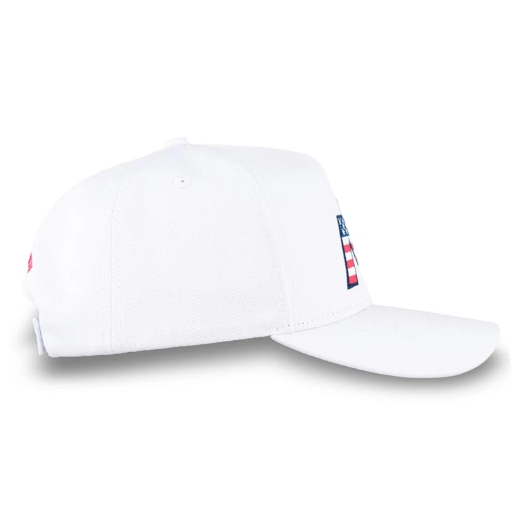National Flag Style White Baseball Cap