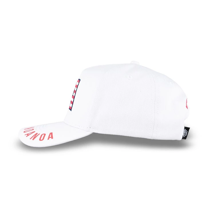 National Flag Style White Baseball Cap